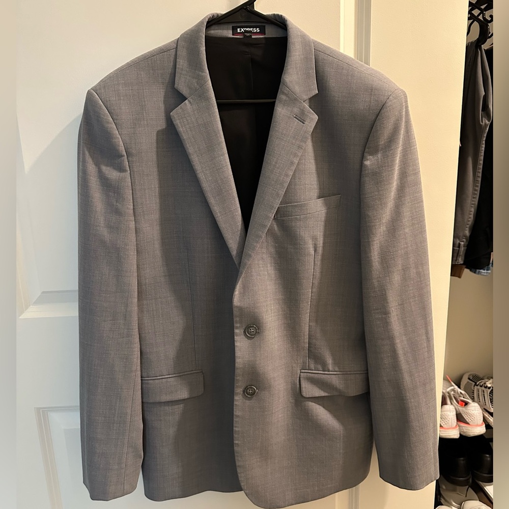 Express Men's Charcoal Blazer